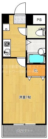 ウォーターフロント礎町の物件間取画像